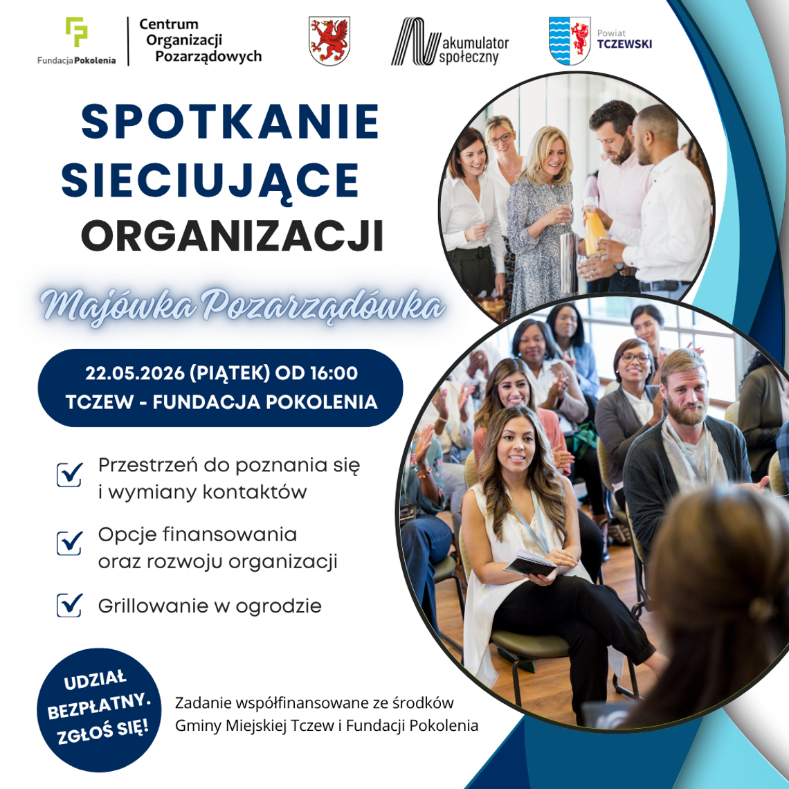 Wielkie sieciowanie NGO w Tczewie. Sprawdź, jak zdobyć fundusze na rozwój swojej organizacji Wielkie sieciowanie NGO w Tczewie. Sprawdź, jak zdobyć fundusze na rozwój swojej organizacji