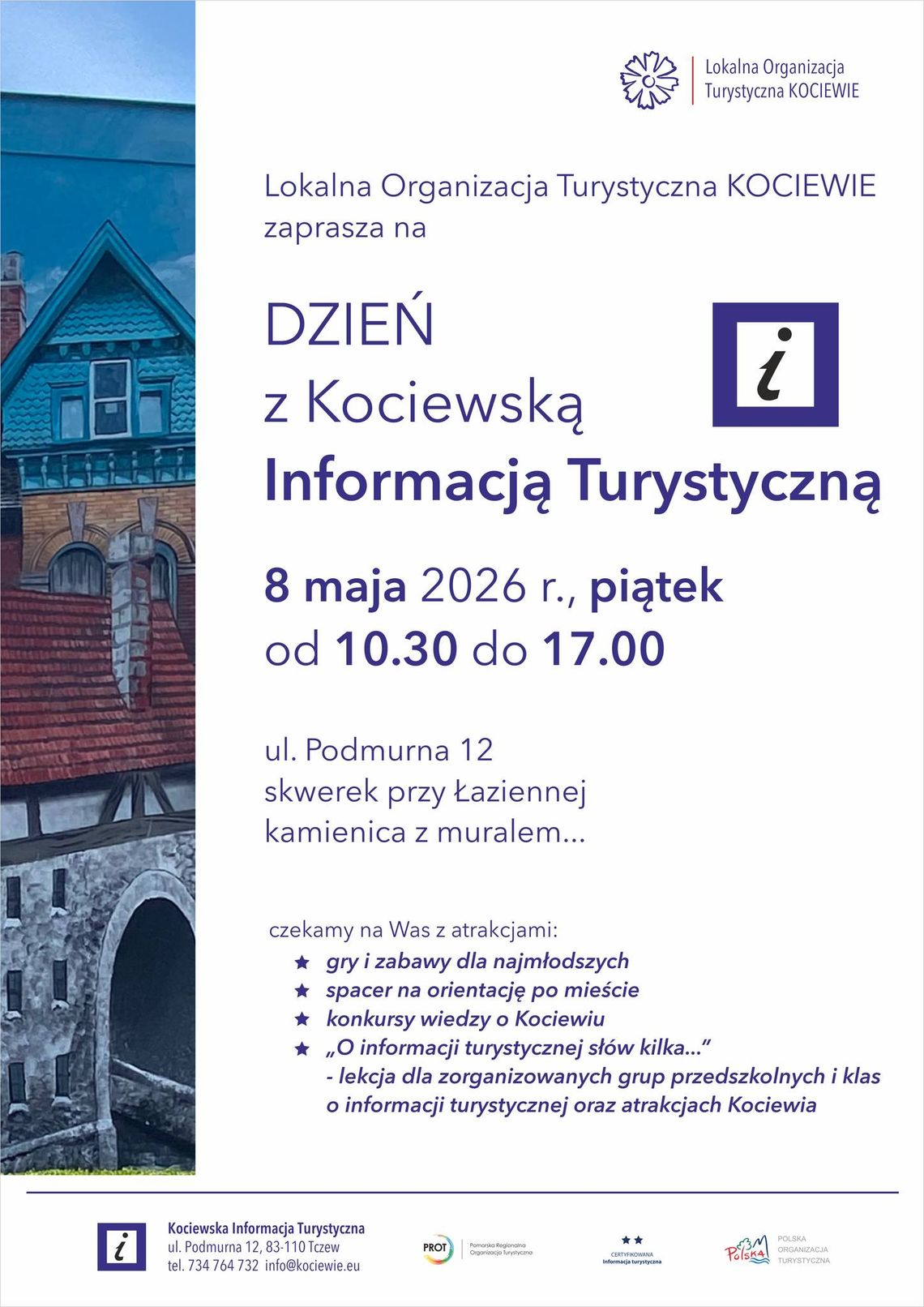 Wkrótce Dzień z Kociewską Informacją Turystyczną!