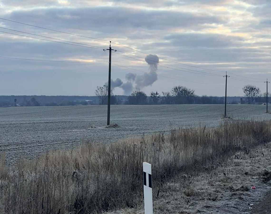 Wojna na Ukrainie. Rakiety uderzyły 13 km od polskiej granicy