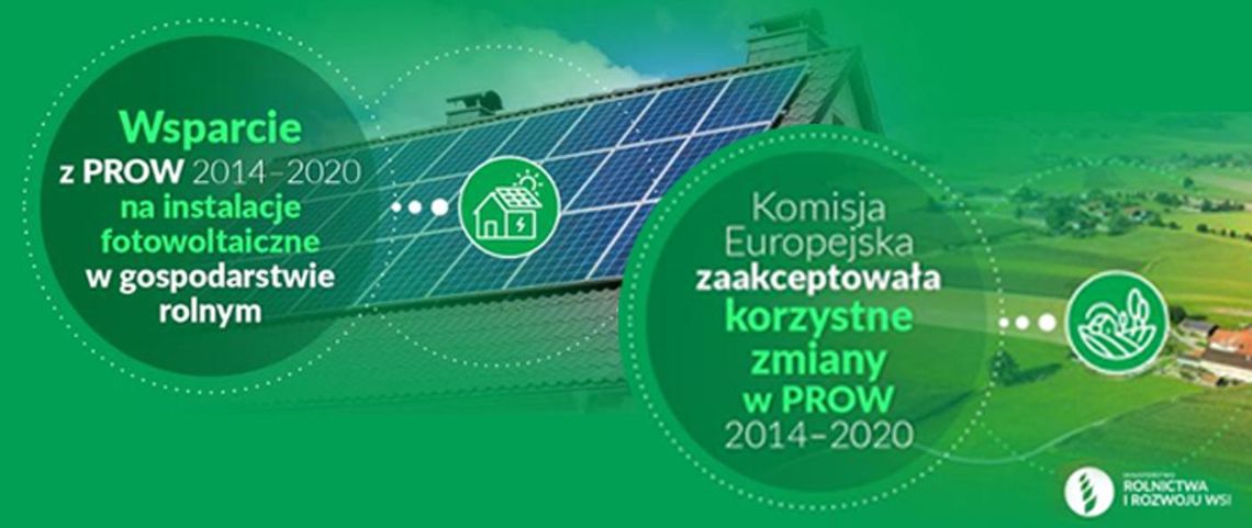 Wsparcie na zieloną energię w gospodarstwie rolnym