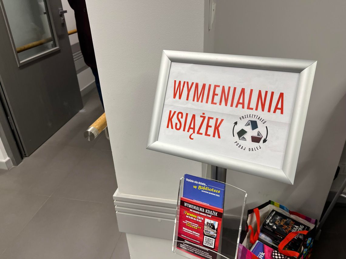 Wymienialnia Książek w bibliotece. Grudniowa edycja już wkrótce [ROZMOWA]