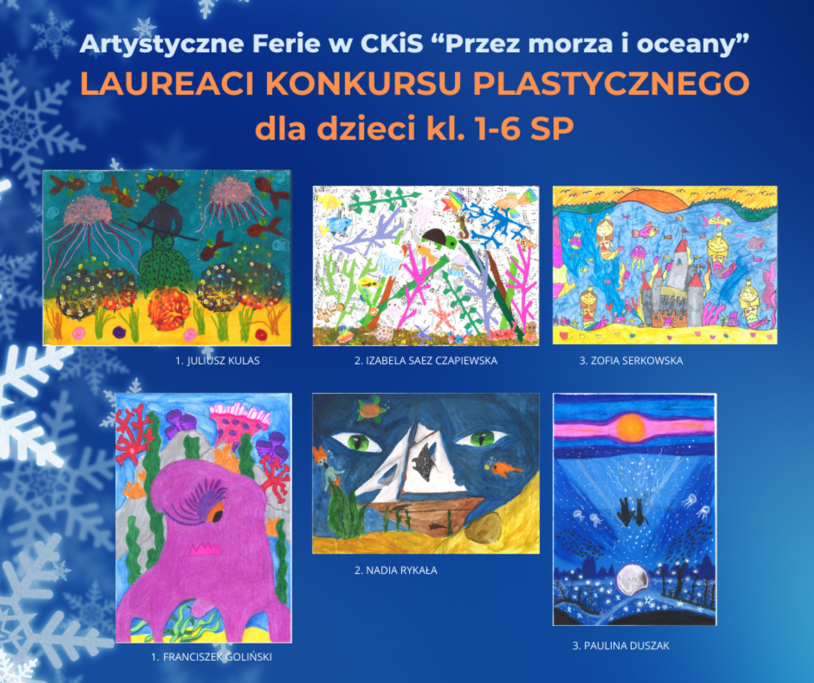 Wyniki konkursu "Przez morza i oceany". CKiS po feriach