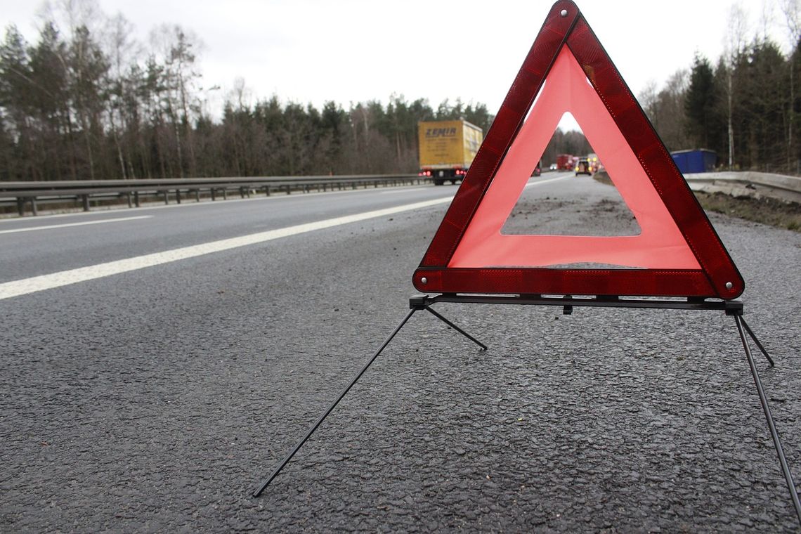 Wypadek 6 pojazdów na drodze krajowej S6 w Rusocinie