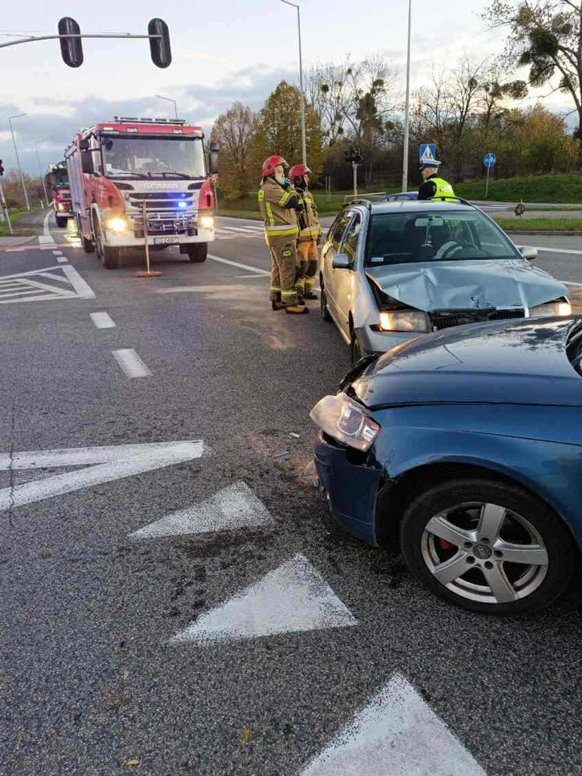 Wypadek na Alei Solidarności Wypadek na Alei Solidarności