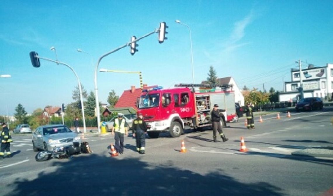 Wypadek na skrzyżowaniu Jagiellońskiej i al. Kociewskiej