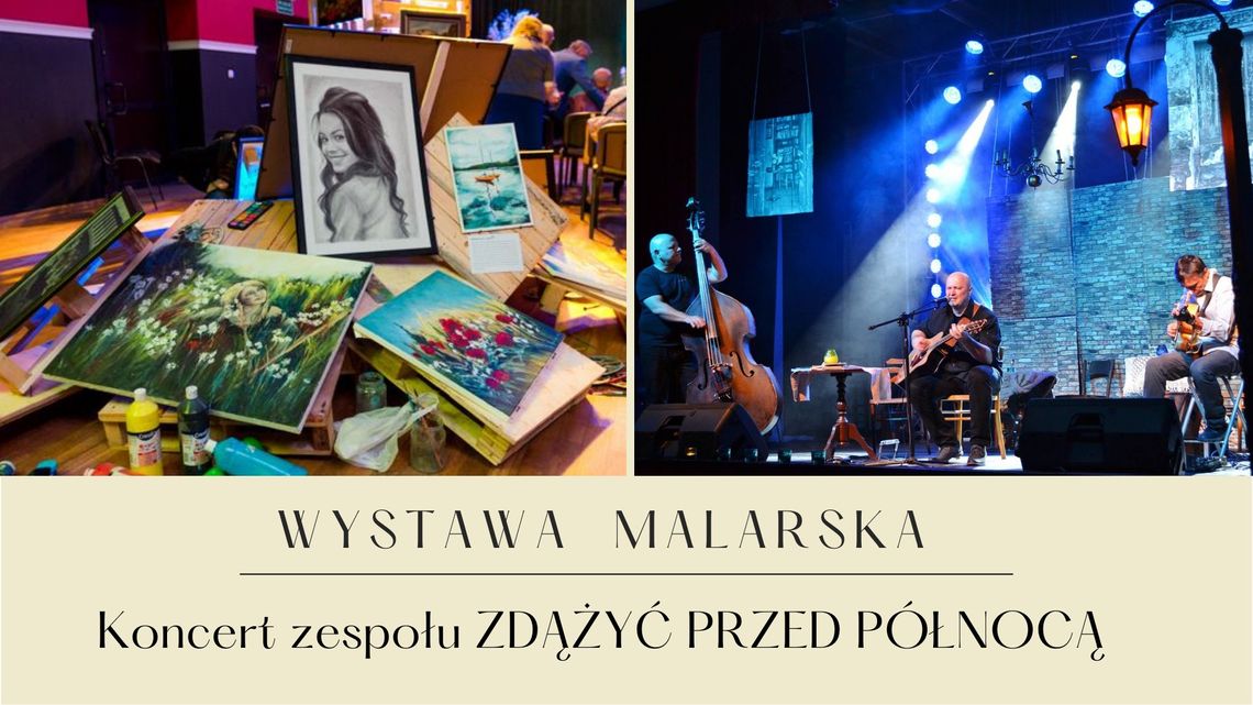 Wystawa malarska i koncert zespołu Zdążyć przed Północą. Już 23 marca w Pelplinie