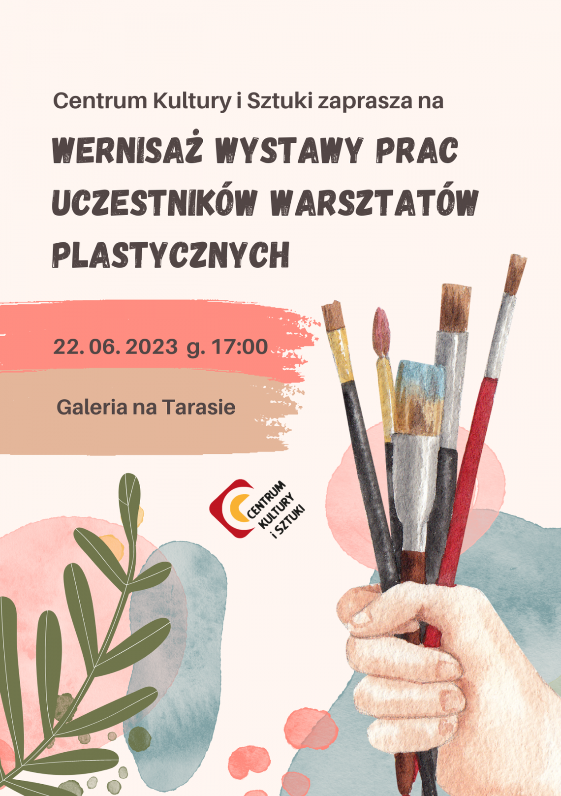 Wystawa prac uczestników warsztatów plastycznych w tczewskim CKiS już dziś