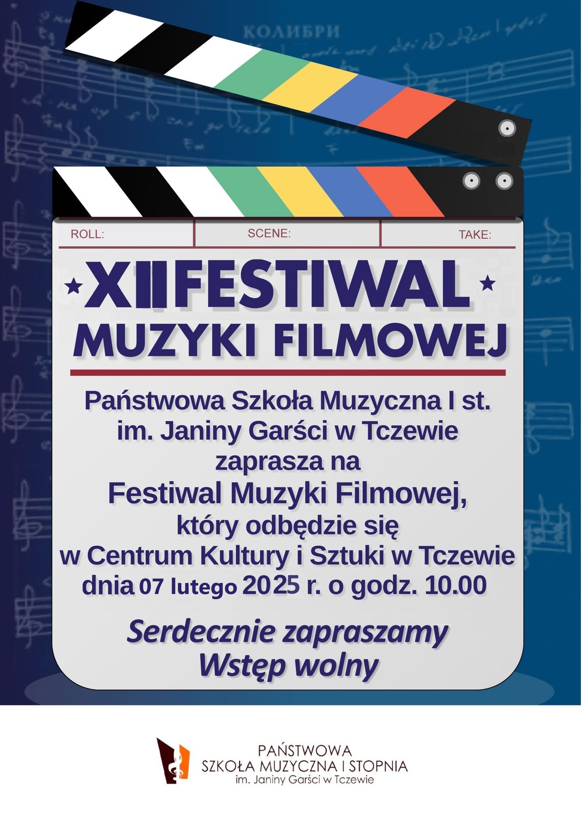 XII Festiwal Muzyki Filmowej odbędzie się w Tczewie!