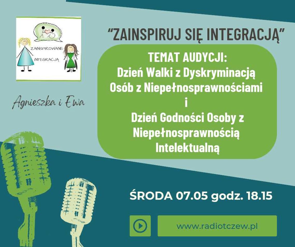 Zainspiruj się integracją #3.18: Dzień Walki z Dyskryminacją Osób z Niepełnosprawnościami Zainspiruj się integracją #3.18: Dzień Walki z Dyskryminacją Osób z Niepełnosprawnościami