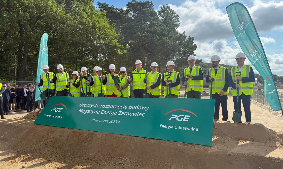 Żarnowiec: PGE buduje wielkoskalowy magazyn energii