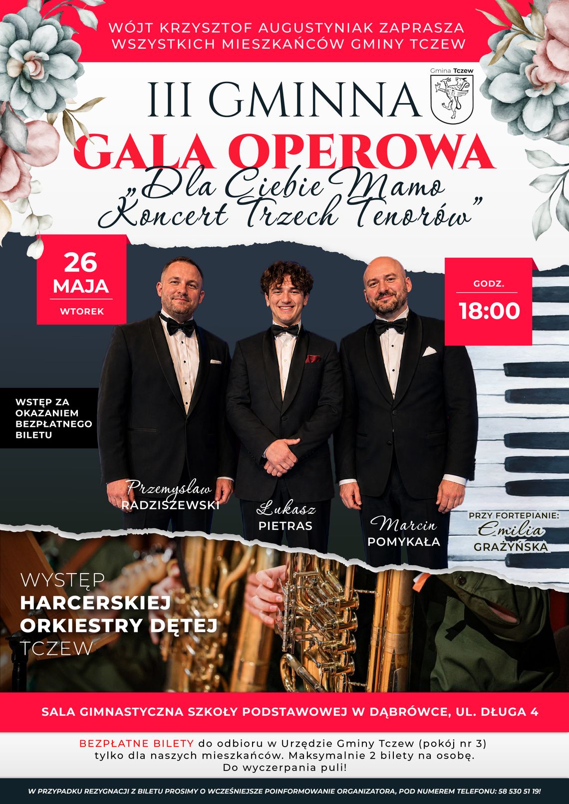Zbliża się III Gminna Gala Operowa z okazji Dnia Matki Zbliża się III Gminna Gala Operowa z okazji Dnia Matki