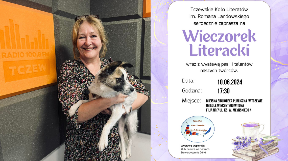 Pasje nie tylko literackie. O wystawie Tczewskiego Koła Literatów opowiedziała Zofia Daniel [ROZMOWA]