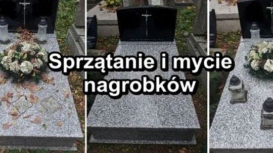 Mycie, sprzątanie i pielęgnacja nagrobków, grobów