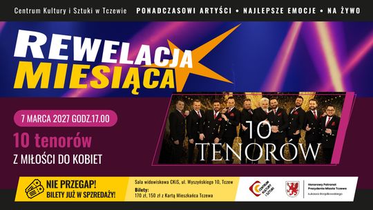 10 Tenorów „Z miłości do kobiet” – koncert |REWELACJA MIESIĄCA