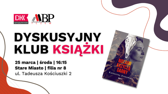 Dyskusyjny Klub Książki | Nocami krzyczą sarny