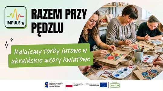 IMPULS / Razem przy pędzlu - malujemy torby jutowe