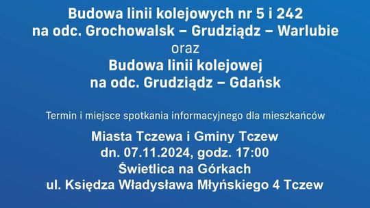 Linia kolejowa CPK: Spotkanie informacyjne dla mieszkańców