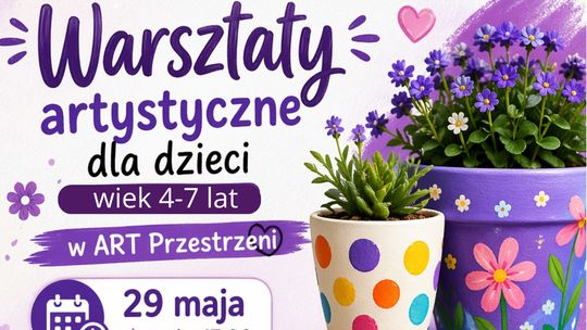 Malowanie doniczek na kwiaty dla dzieci 4-7 lat