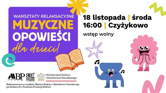 Muzyczne opowieści | warsztaty relaksacyjne dla dzieci