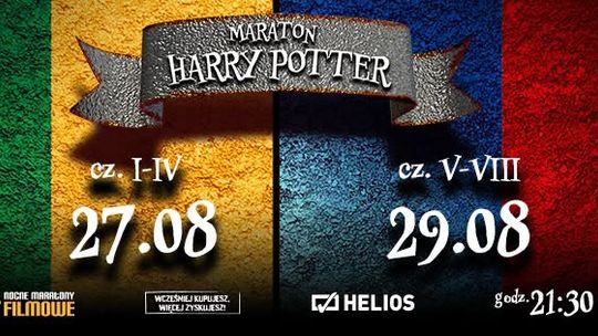 Nocny Maraton Harry Potter cz. 1-4
