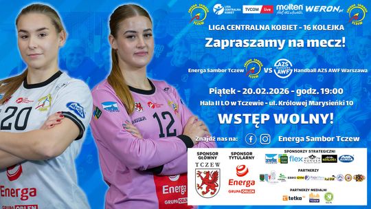 Piłka ręczna kobiet: Energa Sambor Tczew - AZS AWF Handball Warszawa