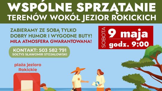 Sprzątanie Jeziora Rokickiego