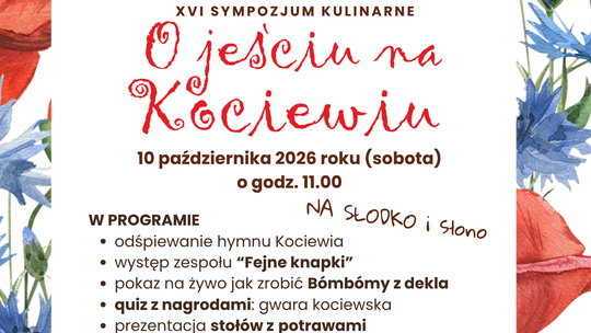 Sympozjum kulinarne "O Jeściu na Kociewiu"