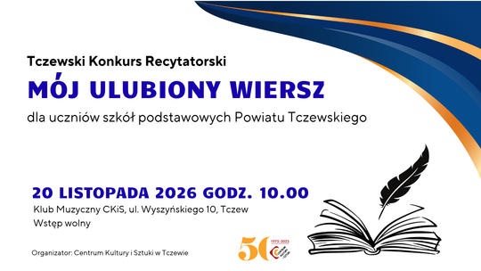 Tczewski Konkurs Recytatorski „Mój ulubiony wiersz”