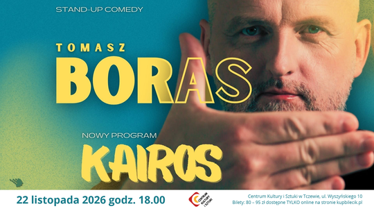 Tomasz Boras w programie „Kairos” – stand-up