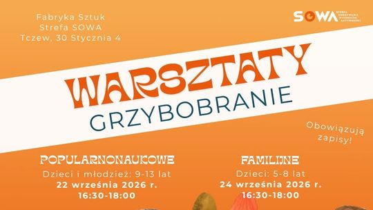 Warsztaty popularnonaukowe Grzybobranie w SOWA