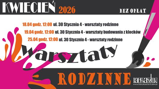 Warsztaty rodzinne - budowanie z klocków