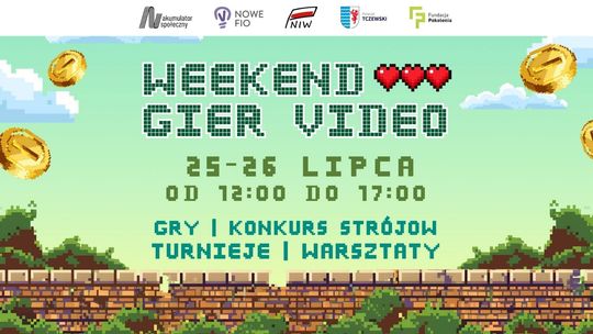Weekend gier video: gry, turnieje, cosplay, warsztaty
