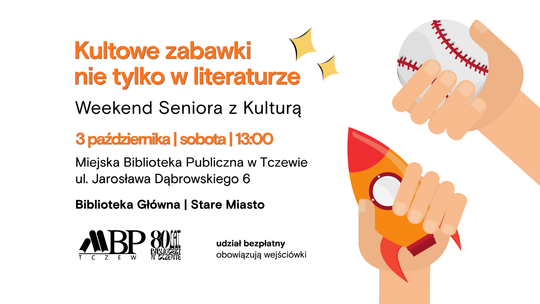 Weekend Seniora z Kulturą w bibliotece: „Kultowe zabawki nie tylko w literaturze”