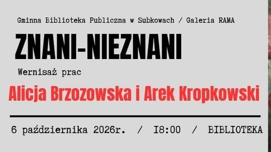 Wernisaż prac Alicji Brzozowskiej i Arkadiusza Kropkowskiego