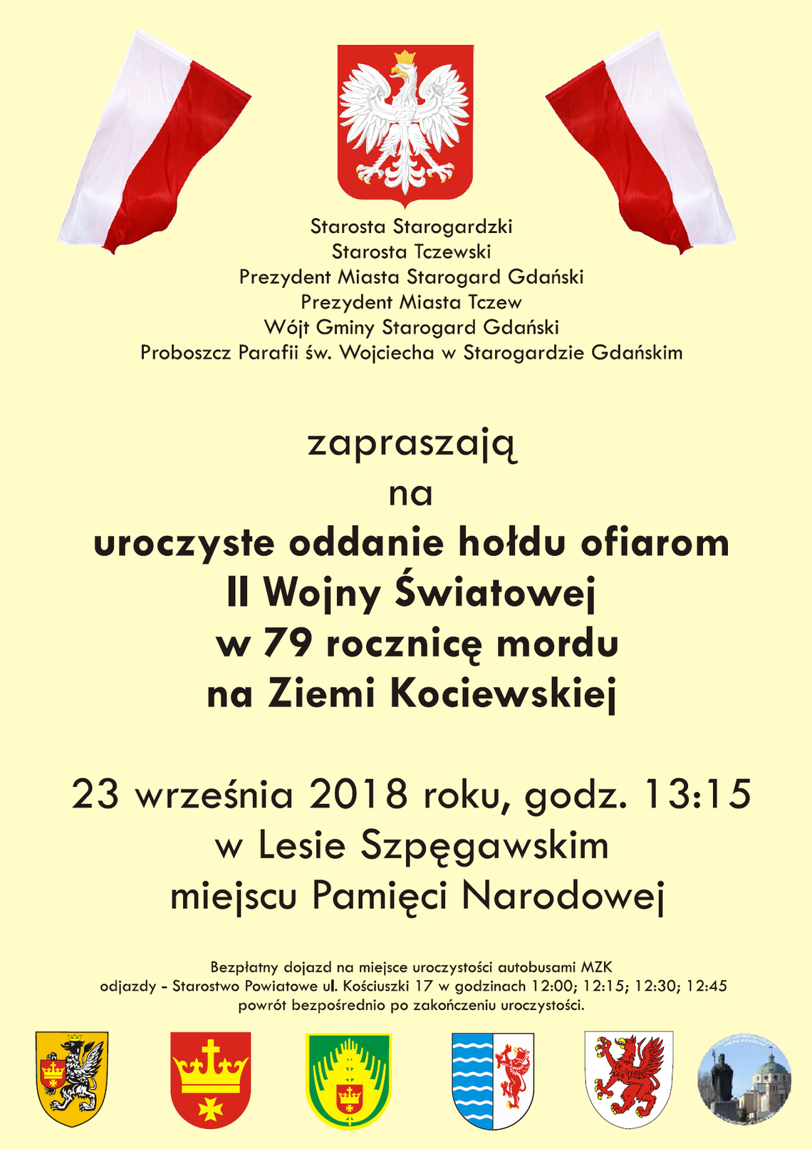 79 rocznica mordu w Lesie Szpęgawskim