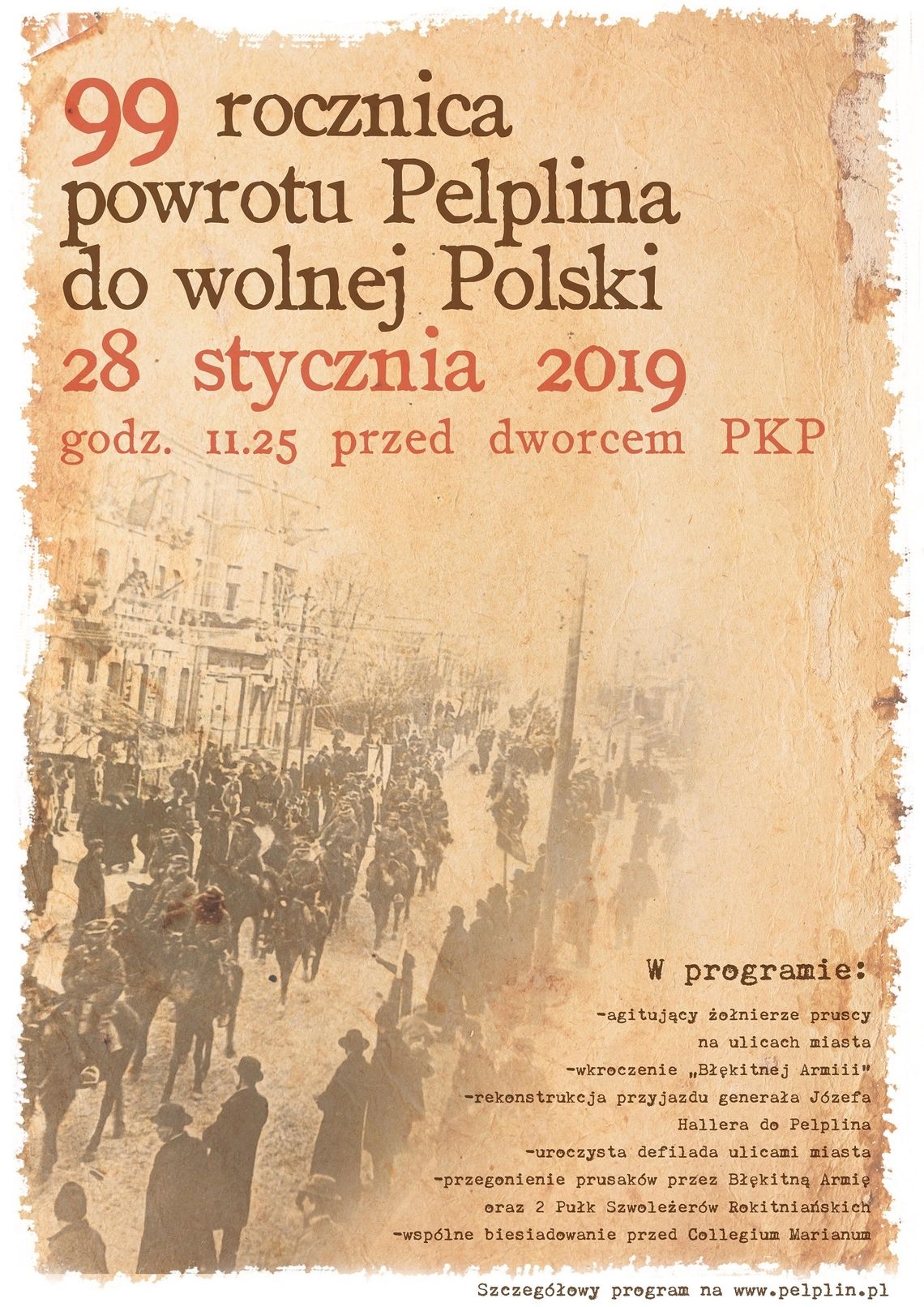 99. rocznica powrotu Pelplina do wolnej Polski