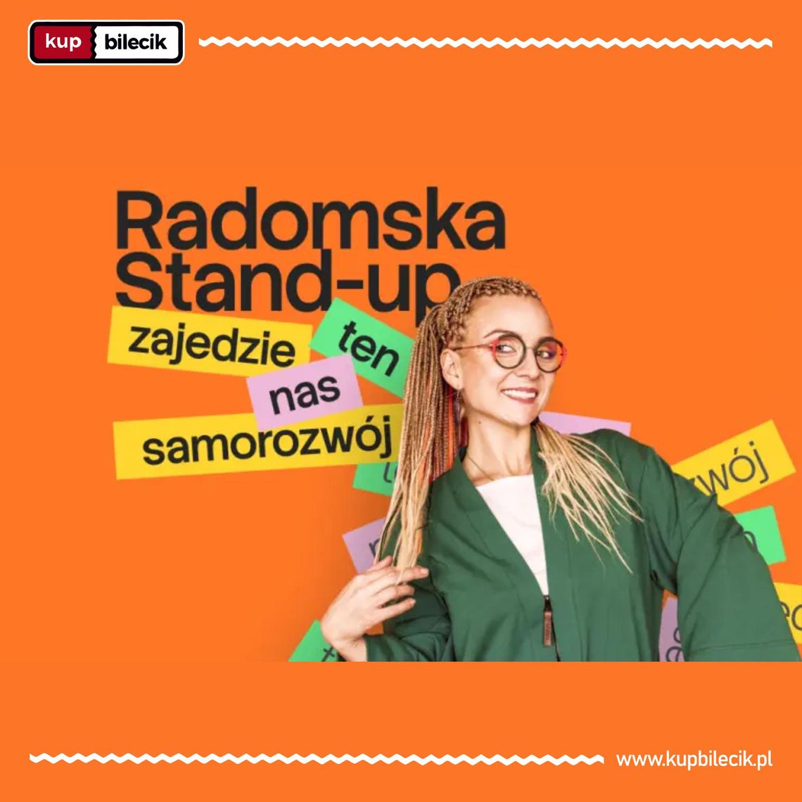 Aleksandra Radomska w programie "Zajedzie nas ten samorozwój" - stand-up