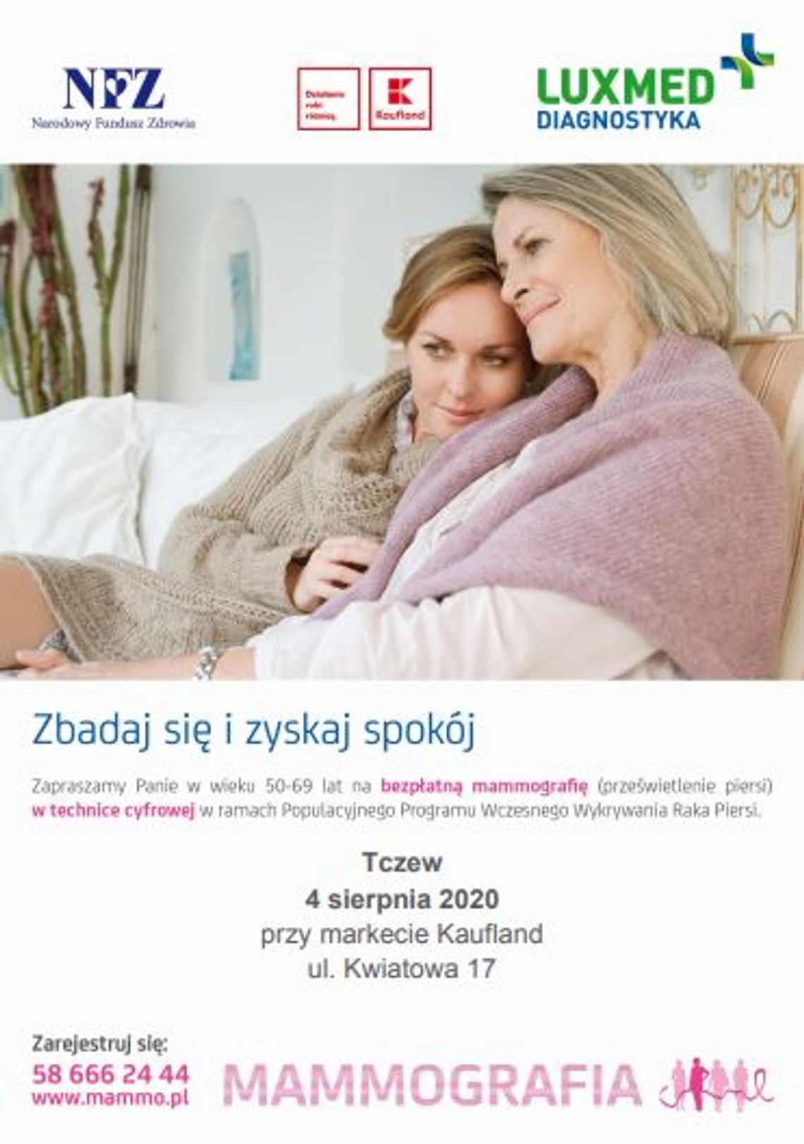 Bezpłatna mammografia - TCZEW