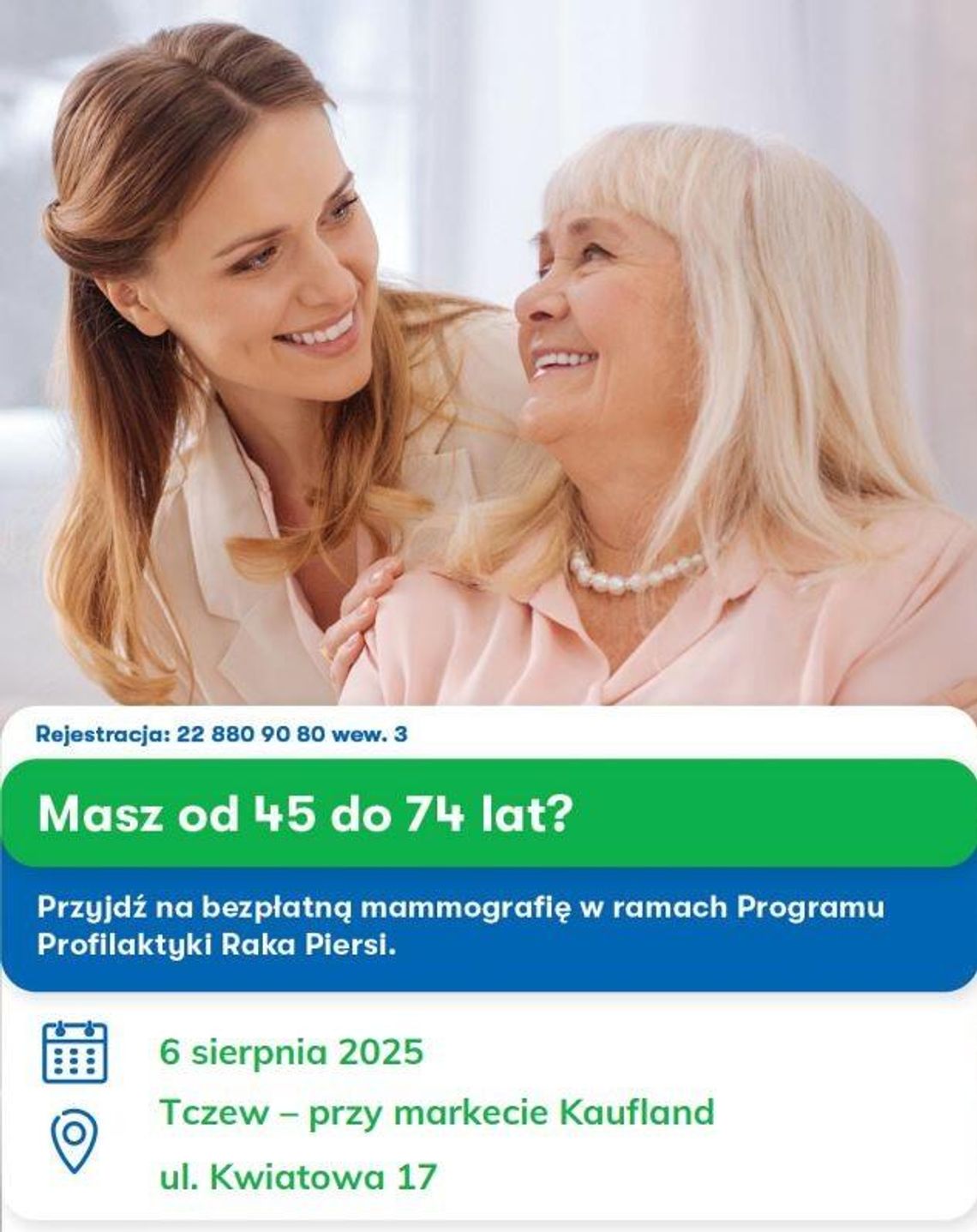 Bezpłatna mammografia: Tczew Bezpłatna mammografia: Tczew