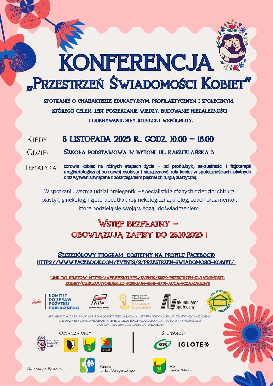 Bytonia: Konferencja „Przestrzeń Świadomości Kobiet", Bytonia: Konferencja „Przestrzeń Świadomości Kobiet",
