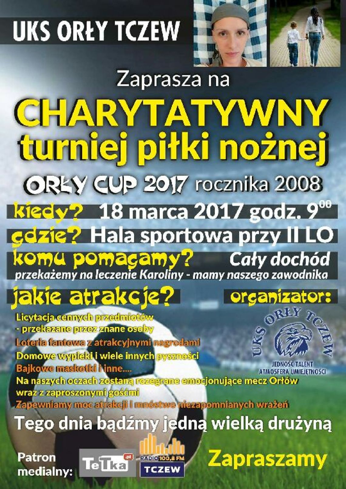 Charytatywny turniej piłki nożnej UKS Orły Tczew