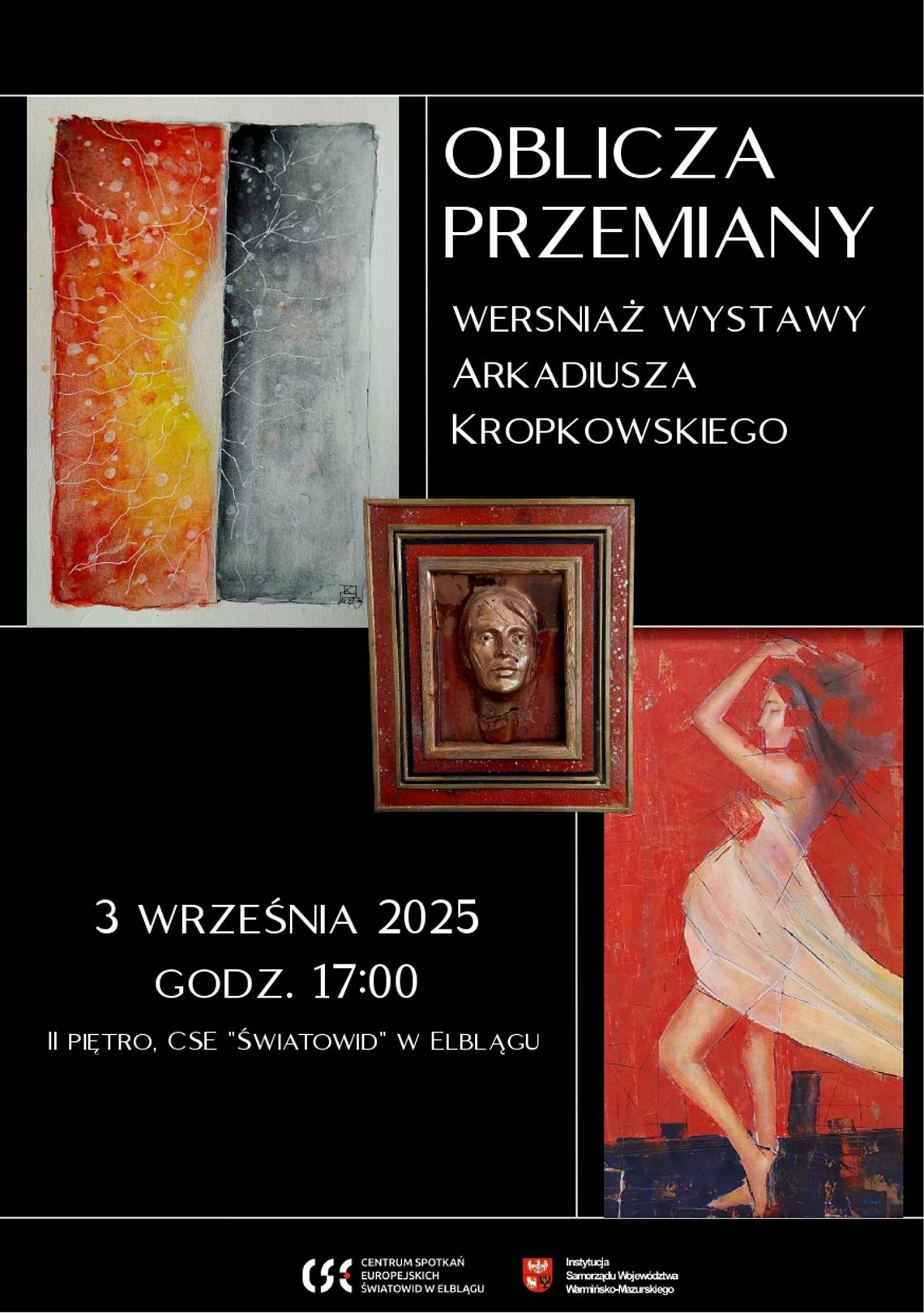 Elbląg: wystawa "Oblicza przemiany" Arkadiusza Kropkowskiego Elbląg: wystawa "Oblicza przemiany" Arkadiusza Kropkowskiego