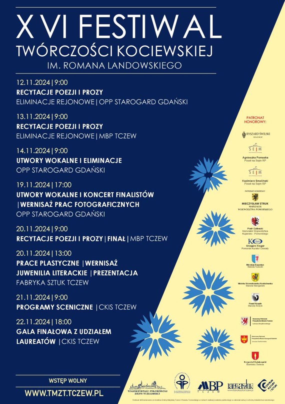 Festiwal Twórczości Kociewskiej - programy sceniczne