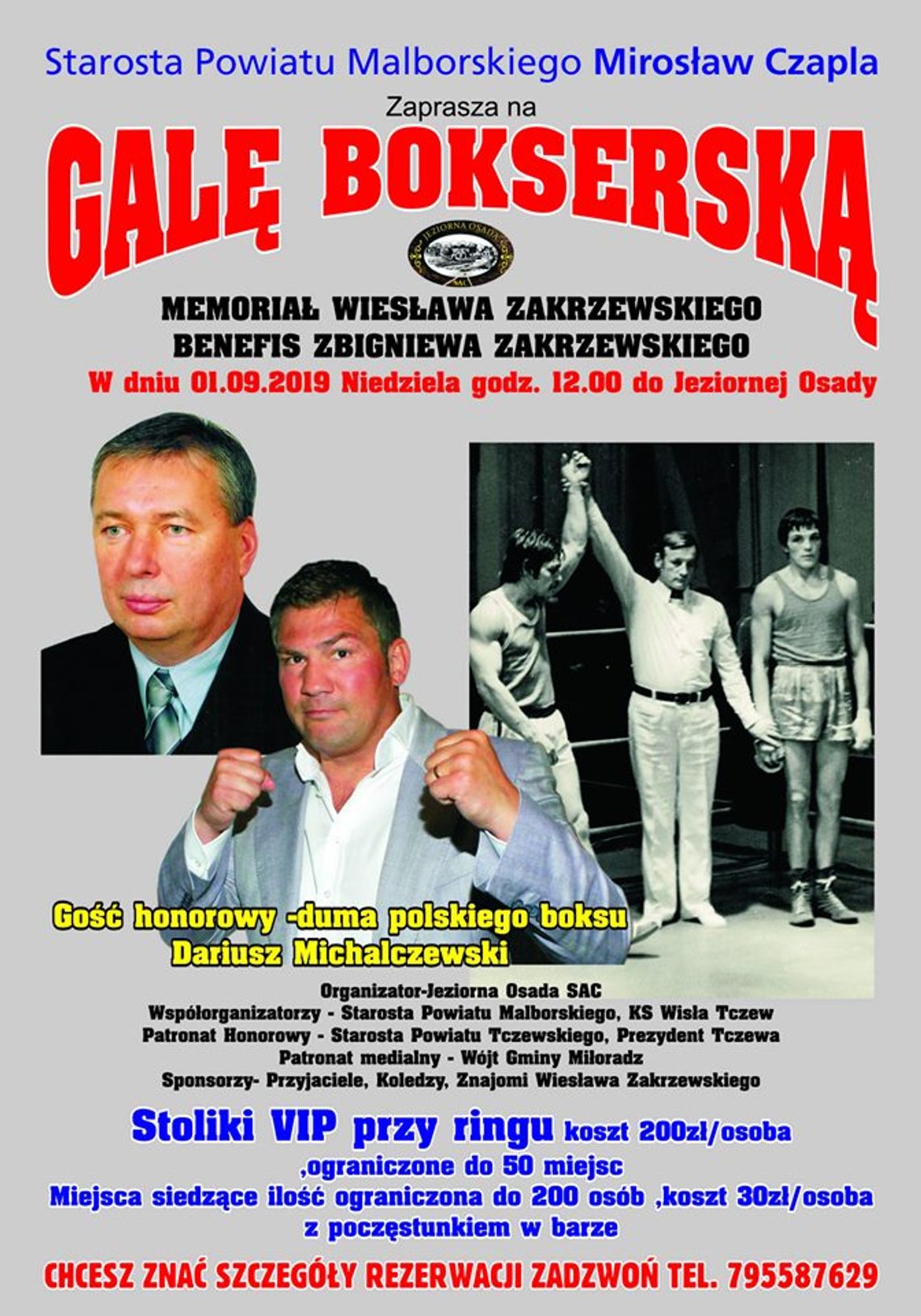 Gala Bokserska - Dariusz Michalczewski W Jeziornej Osadzie!