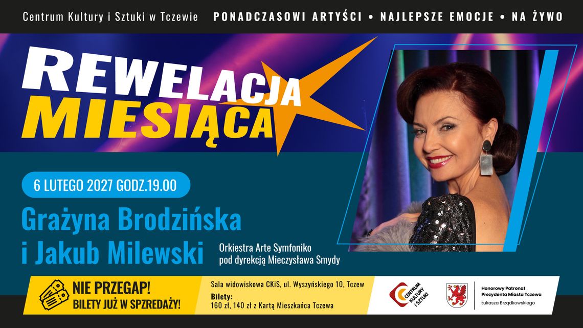 Grażyna Brodzińska i Jakub Milewski – koncert |REWELACJA MIESIĄCA Grażyna Brodzińska i Jakub Milewski – koncert |REWELACJA MIESIĄCA