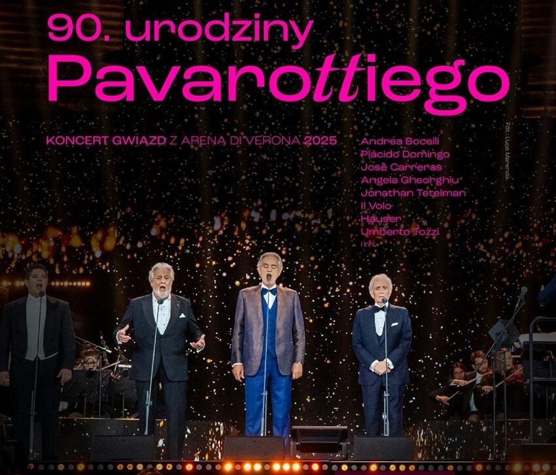 Helios na scenie: 90. urodziny Pavarottiego