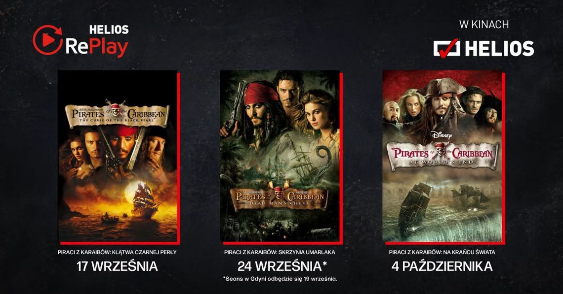 Helios Replay: Piraci z Karaibów: Klątwa Czarnej Perły Helios Replay: Piraci z Karaibów: Klątwa Czarnej Perły