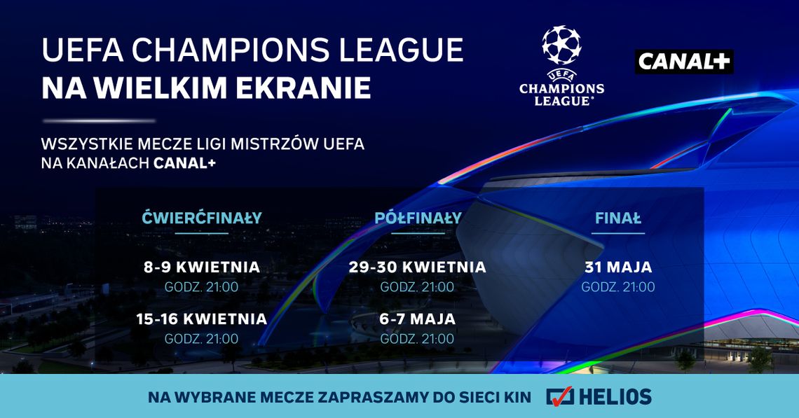 Helios sport: Liga Mistrzów UEFA Półfinał: Inter Mediolan - FC Barcelona Helios sport: Liga Mistrzów UEFA Półfinał: Inter Mediolan - FC Barcelona