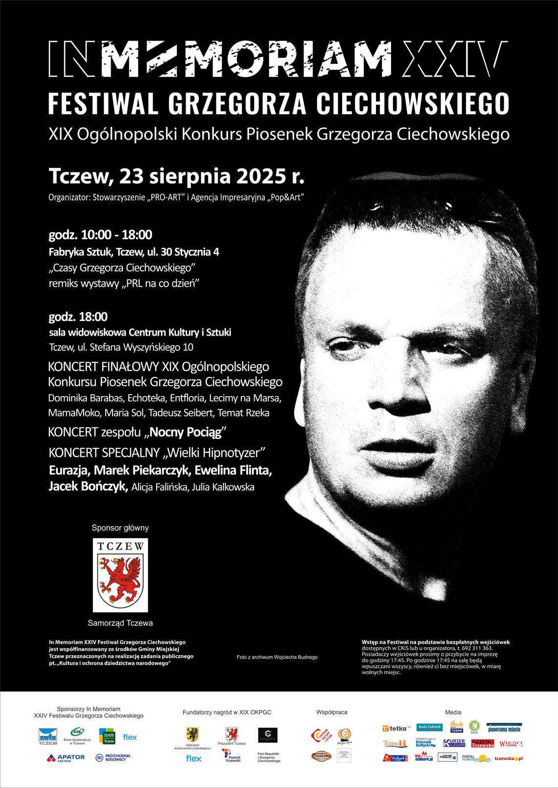 In Memoriam XXIV Festiwal Grzegorza Ciechowskiego In Memoriam XXIV Festiwal Grzegorza Ciechowskiego