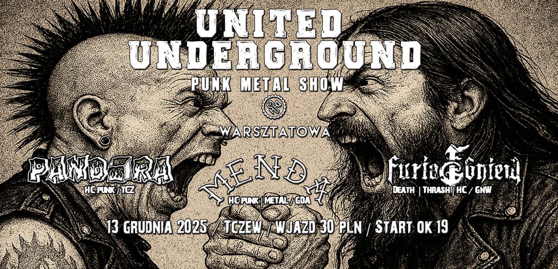 Koncert: Furia Gniew, Menda, Pandora